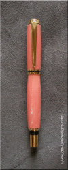 Baron Fountain Pen in Asian Pink Coral Baron Fountain Pen in Asian Pink Coral